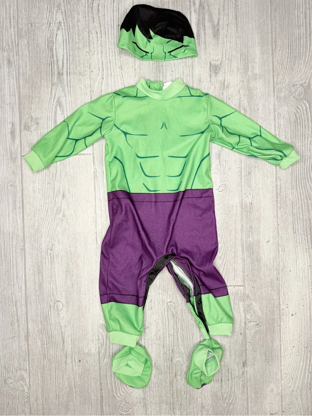 6Marvel Classic The Incredible Hulk Infant Halloween costume dress up cosplay